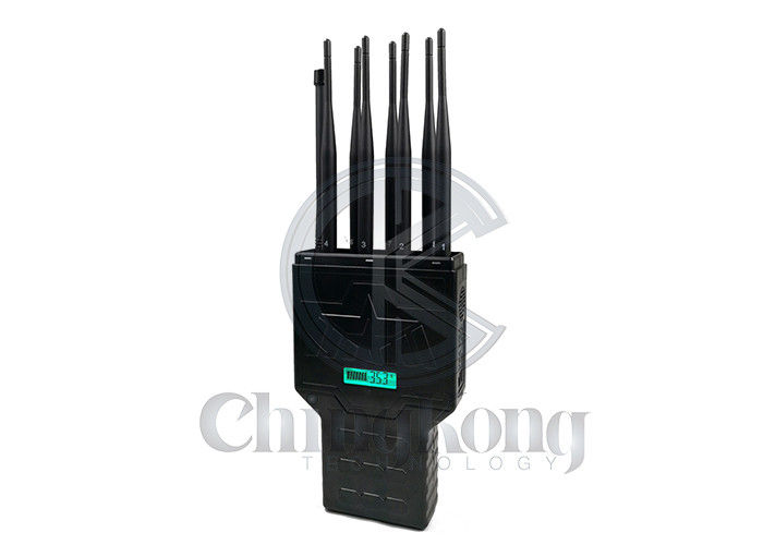 30M 8 emittente di disturbo tenuta in mano del segnale di GSM 3G 4G GPS del telefono cellulare di alto potere 16W delle bande