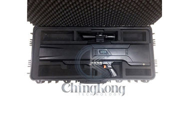 Batteria 50W 1500M Drone Jamming Gun delle ventole di raffreddamento 24V 10Ah