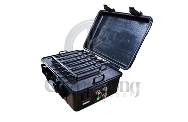 Bande tenute in mano dell'emittente di disturbo 12 del segnale di alto potere della valigia per 2G/3G/4G LOJACK GPS WiFi