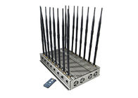 Emittente di disturbo del segnale di alto potere di 16 antenne 101 watt per il cellulare 3G 4G 5G WIFI GPS
