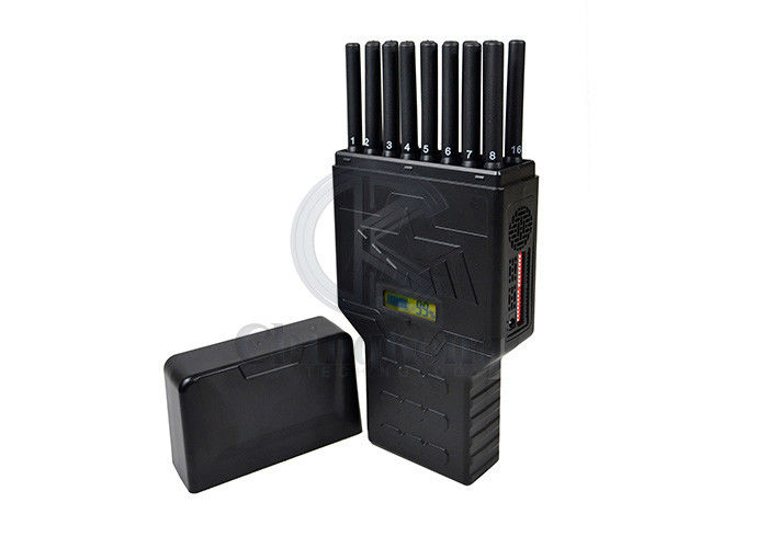 Il portatile 16 lega l'esposizione LCD di WiFi 5G GPS dell'antenna nascosta emittente di disturbo del segnale del telefono cellulare