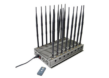 Emittente di disturbo del segnale di alto potere di 16 antenne 101 watt per il cellulare 3G 4G 5G WIFI GPS
